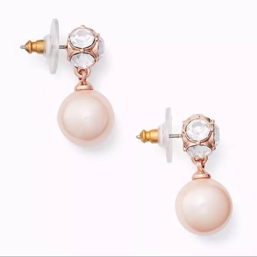 Kate Spade Lady Marmalade Pearl Earrings - Picture 2 of 3